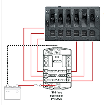 Blue Sea Systems Switch Panel Wiring Diagram - Wiring Diagram