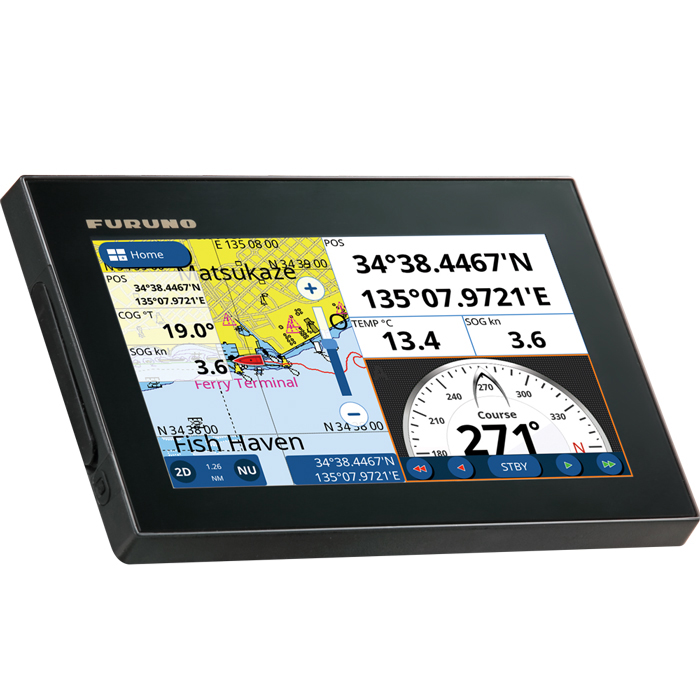 Furuno GP1971F GPS/WAAS Chartplotter with built-in CHIRP Fishfinder