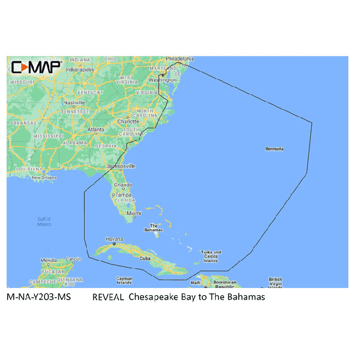 C-Map Reveal Coastal Charts