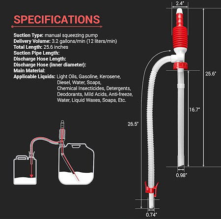 TeraPump Fuel and Liquid Transfer Pump - Manual