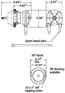 Teleflex / SeaStar Safe T-II NFB Rotary Steering System - 10 FT