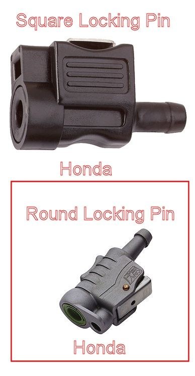 Honda Outboard OEM Fuel Line Assembly - Square Pin EPA Approved