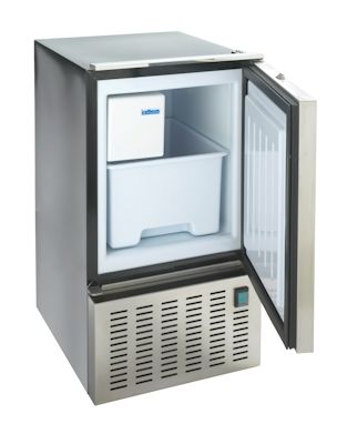 Isotherm "White Ice"  Ice Maker, Stainless Steel Finish