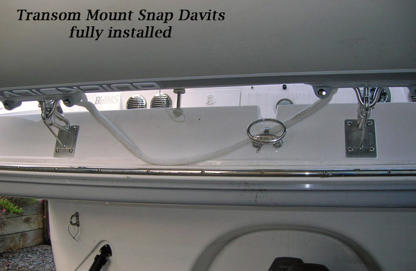 Weaver Snap Davit Kit for Inflatable Boats (RBD150)
