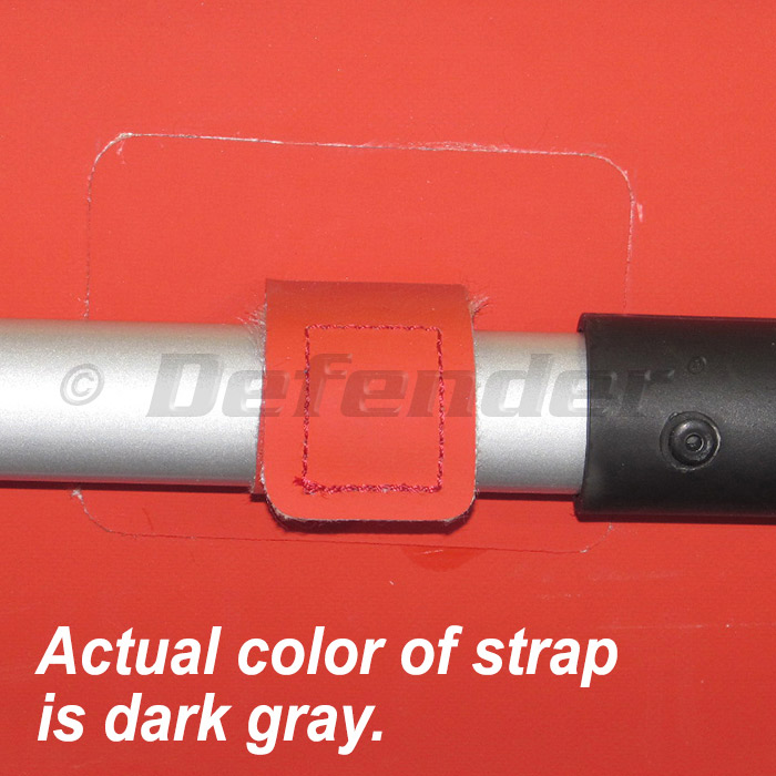 Defender PVC Paddle Strap and Line Holder - Dark Gray