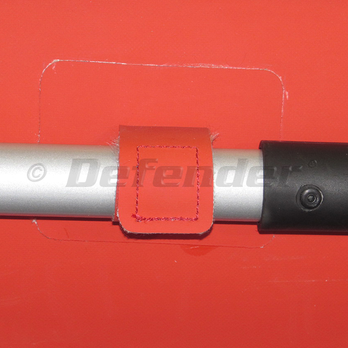 Defender PVC Paddle Strap and Line Holder - Red