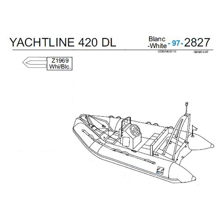 Zodiac Replacement Tubes for Yachtline 420DL (Z1969)