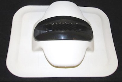 Inflatable Boat Bow Cleat - Hypalon Gray
