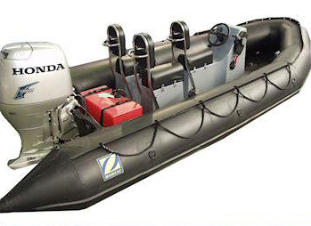 Zodiac MilPro Heavy Duty Series, 23', Black Inflatable Boat