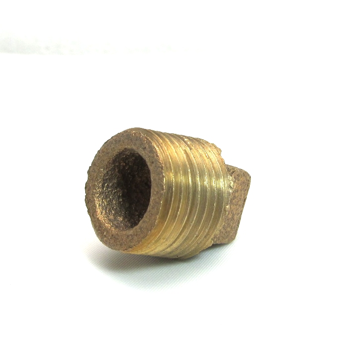 Bronze Pipe Square Head Pipe Plug - 2