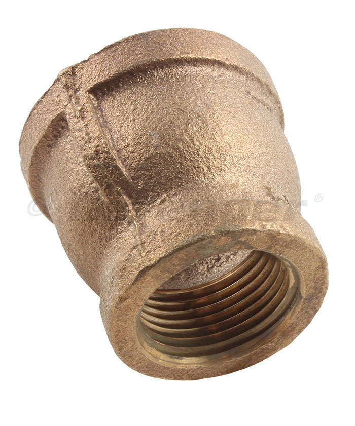 Bronze Pipe Reducer / Adapter Coupler - 2