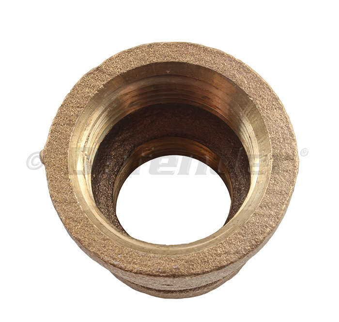 Bronze Pipe Reducer / Adapter Coupler - 1/4