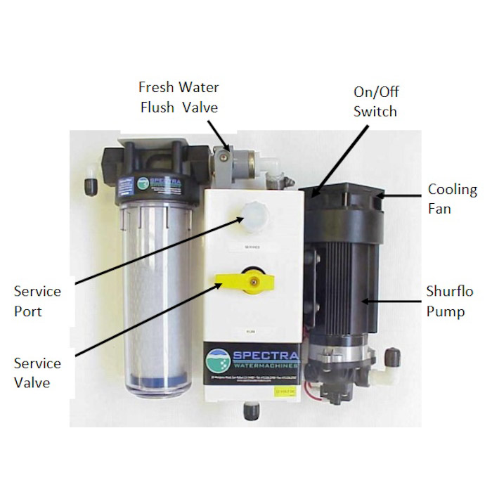 Spectra Ventura 200T Watermaker with Analog Control Panel