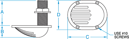 1 in Groco Hi-Speed Strainer with Nut 