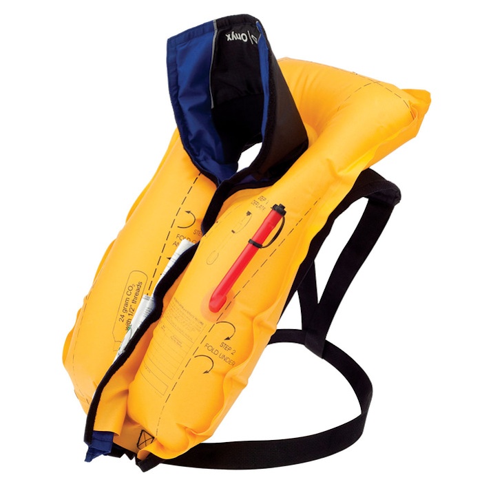 Onyx A/M-24 Automatic / Manual Inflatable PFD / Life Jacket - Green
