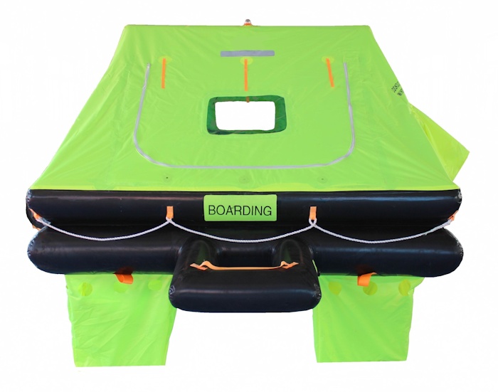 Superior Life-Saving Equipment ISO Wave Racer Life Raft 4-Person / Hard Case
