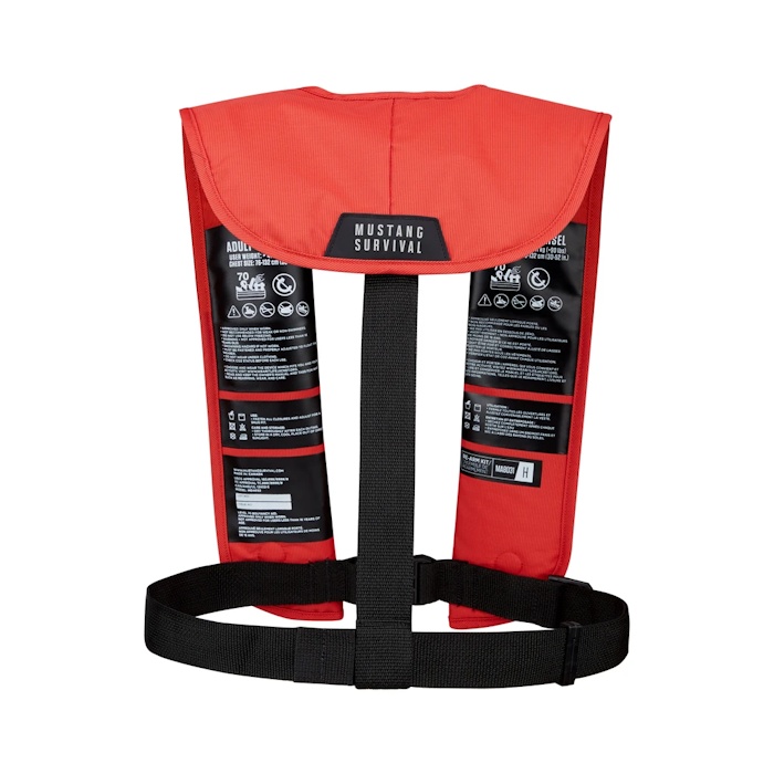 Mustang M.I.T 70 Inflatable PFD / Life Jacket - Automatic, Red