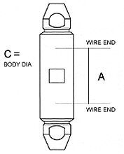 Sta-Lok Swageless Double-Ended Stay Connector
