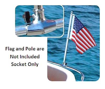 Taylor Made Stainless Steel Flag Pole Socket - 7/8