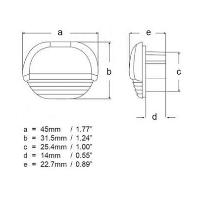 HELLA 998560301 8560 Series Easy Fit Multivolt Amber 12-24V DC LED Step Light with Clear Lens and Chrome Plated Plastic Cap HELLA 998560301 8560 Series Easy Fit Multivolt Amber 12-24V DC LED Step Light with Clear Lens and Chrome Plated Plastic Cap