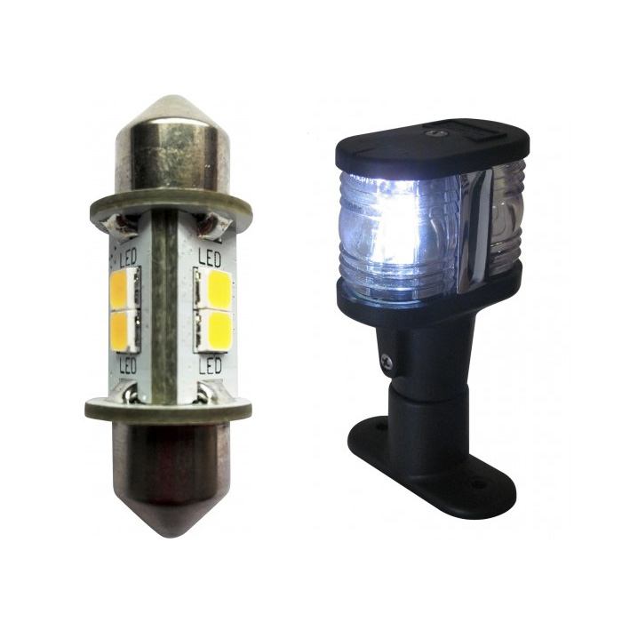 Dr. LED 28 - 31 mm White Festoon Star Navigation LED Replacement Bulb