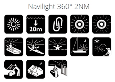 Navisafe Navilight 360° 2NM Portable All-Round Navigation Light (045)