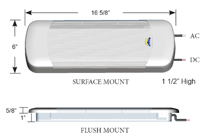 Scandvik E 1680 Led Engine Room Utility Light Interior Defender Marine