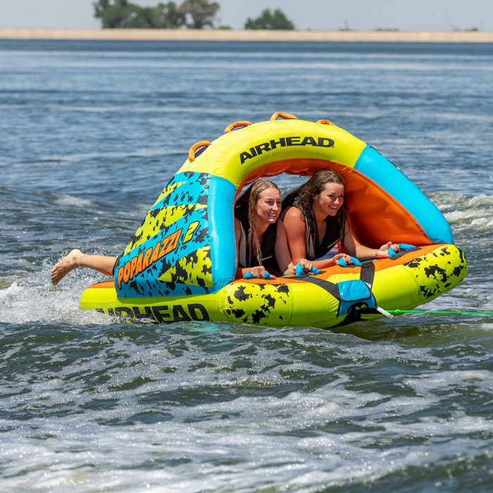 Airhead Poparazzi 2-Person Inflatable Towable Boat Tube