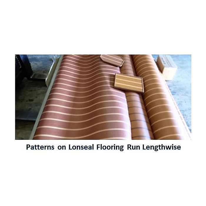 Lonseal IMO Lonmarine Wood Marine Flooring Matte - Antique and Ivory