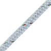 Samson Trophy Braid - 1/2" White with Variegated Red and Green ID