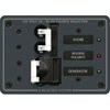 Blue Sea Systems AC Source Selection Toggle Circuit Breaker Panel (8032)