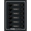 Paneltronics Waterproof Switch Panel - Vertical - 15A Fuse - 6 Switches