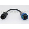 Lowrance TA-UQ2BL-T Uniplug Blue HDS Transducer Adapter Cable