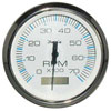 Faria Chesapeake White SS 7000 RPM Tachometer with Hourmeter