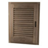SeaTeak Louvered Door and Frame (60725)