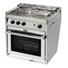 Force 10 3-Burner Euro-Compact Stove Propane Gas Stove with Oven