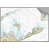 Maptech Decorative Nautical Charts - Gardiners Island and Montauk