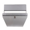 Defender Fiberglass Bench Seat & Folding Backrest - Gray