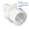 White Nylon Hose Connector - Barb to Pipe