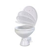 Jabsco Quiet-Flush Electric Toilet, Household Bowl, Standard Height