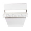 Defender Aluminum Bench Seat & Folding Backrest
