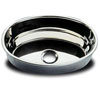 Scandvik 10211 Mirror Finish Stainless Steel Oval Sink