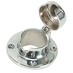 Whitecap Hinged Chain and Rope Deck Pipe