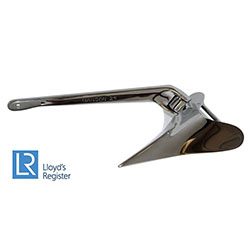 Manson Plough Anchor - Stainless Steel - 25 Lbs