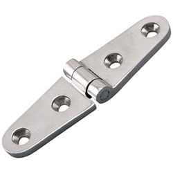 S3834-0007 Heavy Duty Stainless Strap T-Hinge 7 Grade 316 SS