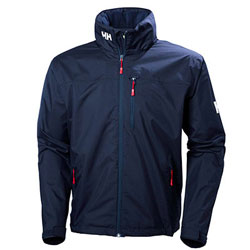 Helly Hansen Men's Crew Hooded Jacket - Colors: Red, Navy, Olympian Blue