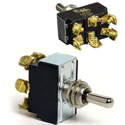 Cole Hersee Heavy Duty Toggle Switch with Momentary On