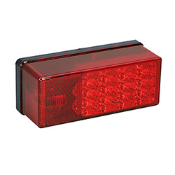 Wesbar Waterproof LED 3x8 Low Profile Tail Light