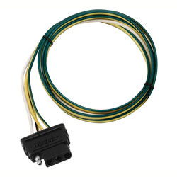 Wesbar 4-Way Flat Vehicle End Wire Harness - 48"