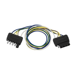 Wesbar 5-Way Flat Vehicle to Trailer Extension Harness (5 Flat to 5 Flat)